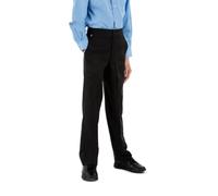 Innovation Boys Black Label Trousers (Slim Fit) | Available in Sizes 4-14 | 65% Polyester and 35% Viscose | UK Made (UK, Age, 4 Years, Slim, Black)
