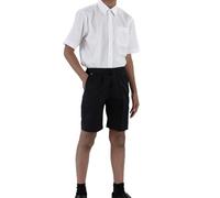 Innovation Boys Standard Fit Shorts | Available in Sizes 3-14 | 65% Polyester and 35% Viscose | UK Made (UK, Age, 10 Years, Regular, Black)