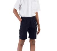 Innovation Boys Standard Fit Shorts | Available in Sizes 3-14 | 65% Polyester and 35% Viscose | UK Made (UK, Age, 12 Years, Regular, Navy)