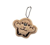 Innovation Cartoon Arthropod Keychain Fleece Toy Silly Fly Plan Gentle Handling Transportable Hanging Decoration Odd Surprise Present Eerie Lovely Fleece Hanging Decoration