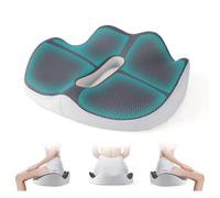 Innovation Donut Cushion for Haemorrhoids, Orthopedic Pain Relief Seat Cushion for Tailbone, Coccyx, Postpartum, Post-Surgery, Centre Hole, U-Shaped Cutout
