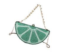 Innovation Fruit Oriented Handbag Brilliant Crystal Intonation Ergonomic Plan Thin Polyster Substance Scheduler Sparkling Party Addition Bag