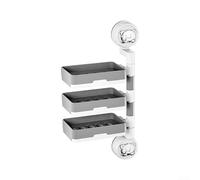 Innovative 24 Layer Suction Cup Soap Dish The Solution for Maintaining Hygiene in Your Bathroom Setup (3 Layer)