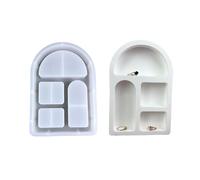 Innovative Arched House Silicone Moulds for Casting Miniature House Christmas Decorations and Creative Resin Creative Concrete Moulds