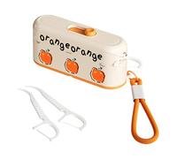 Innovative Auto Opening Floss Case with Easy Refilling Feature and Portable Body Dispenser for Busy Professionals Popup Teeth Box