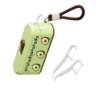 Innovative Auto Opening Floss Case with Easy Refilling Feature and Portable Body Floss Dispenser for Busy Professionals Travel Dentalpick Holder