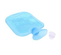 Innovative Candy Color Silicone Hot Water Bottle Bag for Heat/Cold - 2000ml Large Capacity, PVC Environmental Material, Blue Color (Blue)