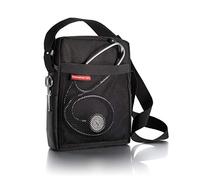 Innovative Care - iPad, Tablet & Accessories Organizer/Carrying Case/Messenger Bag with Zipper, Padded & Mesh Pockets & Crossbody Shoulder Strap for Nurses, Doctors, Medical Students, Black