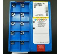 Innovative CCGT060202 AK H01 Carbide Inserts 10 Pieces Offering Speed Advantage in Large Scale Cutting Tasks