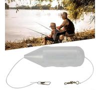 Innovative Clear Cap Swim Feeders Perfectly Crafted for Effective Use in Various Carp Match Fishing Situations (34 * 119mm)