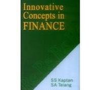 Innovative concepts in finance