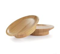 Innovative Design A Pack Of Six Wooden Trays That Fit Comfortably On Top Of Any Standard Size Wine Glass