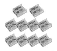 Innovative Design in Action Get Our Pack of Ten Transparent Screw Fit Connectors for Your LEDs Now (10mm Strip to wire)
