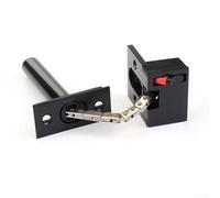 Innovative Design Meets Practicality Enhance Your Security Setup Using This zinc Alloy Invisible Door Lock (Black)
