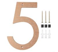 Innovative Design of 8 Inch Large Floating House Numbers Enhances Visibility at Any Location