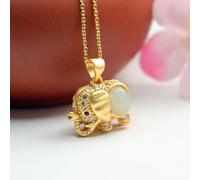 Innovative Design of the For Tian Yu White Jade Lucky Elephant Locket to Elevate Your Wardrobe Choices (2)