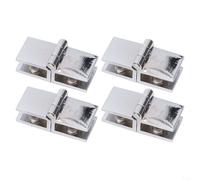 Innovative Design Set of Four Heavy Duty Bathroom Door Hinges Adaptable to Support Any Panel Within The Range of (5 8 mm) Thick