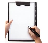 INNOVATIVE DESIGN The magnetic clipboard from Magnetoplan is a firm and washable writing surface with a magnetic folding mechanism for fixing paper.