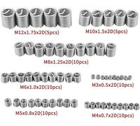 Innovative Design The Pack of 60 Sturdy Stainless Steel Wire Inserts Tailored to Fit Standard Dimensions Including Helicoils