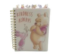 Innovative Designs Disney Winnie the Pooh Tab Journal Notebook, Spiral Bound, 144 Lined Pages, 8 x 7 inches