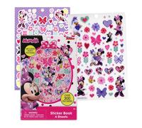 Innovative Designs LLC Minnie Mouse Sticker Book Set of 4 - Each Pack Includes 4 Sheets with 300+ Stickers Personalize and Decorate with Minnie Mous