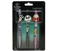 Innovative Designs Nightmare Before Christmas 3pk Character Pens with Rubber Clips