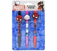 Innovative Designs Spidey & Friends 3-Pack Pens with Rubber Character Clips