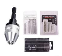 Innovative Drill Chuck Adapter That Allows Bit Changes from Sizes of 0 3 to 3 6mm on Any Standard Electric Driver (11PCS)