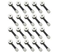 Innovative eccentric wheel fixer connector improves the stability and easy maintenance of furniture 20pcs
