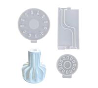 Innovative Flower Pots Silicone Mould Creative Vases Plaster Display Mould Decorative Flower Planter Mould