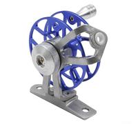 Innovative fly fishing wheel constructed of aluminum alloy, complete with ceramic exit hole and 2+1 bearings