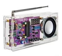 Innovative FM Radio Kit with Advanced Features Including Memory Function and Clear Digital Volume Indicator (Loose parts)