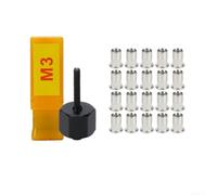 Innovative For Hand Riveter Accessory Bundle Features a Total of 21 Pieces, Including an Mandrel Head and Various Stainless Steel Nuts (20Pcs)