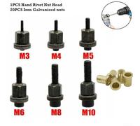 Innovative For Hand Tool Kit Features a Complete Set of 21PCS Including an For M3 Replacement Mandrel Head (M8)