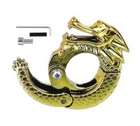 Innovative For motorcycle Decor Storage Hook Easy Installation and Flexible Usage Tailored for Daily Convenience on the Road (Gold)