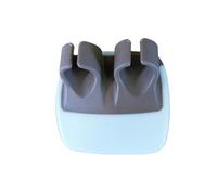 Innovative Fruit Peeler with PP Handle Finger, Light Bluish Gray