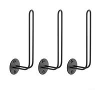 Innovative Hat Holder Set of 3 Antirust Wall Mount Solution to Keep Your For Baseball Organized