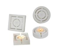 Innovative Home Party Ornament Mould Multipurpose Candlestick Silicone Moulds for Resin Candle Holder House