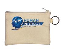 Innovative Human Interface Technology Research Center Key Chain Coin Purse Beige