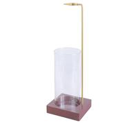 Innovative Incense Holder with Removable Glass Ash Catcher Wood Base Incense Burner for Meditation Decoration Ash Catcher Incense Burner
