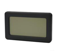 Innovative Indoor Climate Measurement Tool Featuring an Easy to Read LCD to Track Temperature & Humidity Levels (Black)