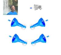 Innovative Inflatable Earplugs,Inflatable Ear Plug That Blocks All Noise,Liquid Earplugs,Comfy Reusable Swimmer's Ear Plugs,Hearing Protection for Outdoor Activities (2 Pairs, One Size)