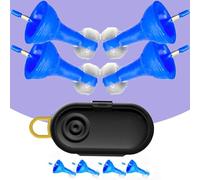 Innovative Inflatable Earplugs, Inflatable Ear Plugs, Ultra-Comfy Reusable Noise-Reducing Earplugs, Flexible Hearing Protection, Waterproof Silicone for Sleep, Deep Focus, Travel (2pcs, One Size)