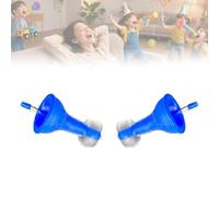 Innovative Inflatable Earplugs, Noise Cancelling Silicone Ear Plugs Suitable, Ultra-Comfy Reusable Noise-Reducing Earplugs Flexible Hearing Protection for Swimming, Travel, Noisy Places (2PCS)