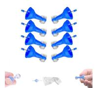 Innovative Inflatable Earplugs, Reduce Wind Noise Inflatable Ear Plugs, Reusable Fluid Inflatable Earplugs, Comfortable+Noise Reduction, Portable+Invisible for All Ear Types & Scenario (4pairs)