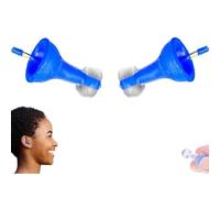 Innovative Inflatable Earplugs, Reusable Noise-Reducing Earplugs, Fluid Inflatable Earplug, Flexible Hearing Protection, Waterproof Silicone for Sleep, Deep Focus, Travel, Noise Sensitivity (1pc)