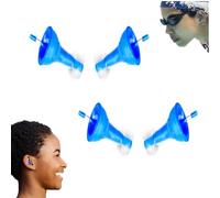 Innovative Inflatable Earplugs, Self-Adaptive Liquid Earplugs, Reusable Noise Cancelling Silicone Ear Plugs, Suitable for Swimming Travel Snoring Airplanes Study Work Noisy Places (2pc)