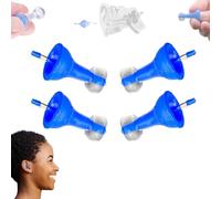Innovative Inflatable Earplugs, Ultra-Comfy Reusable Noise-Reducing Earplugs, Self-Adaptive Liquid Earplug, Flexible Hearing Protection, Waterproof Earplug for Sleep, Swim, Travel (2pair)