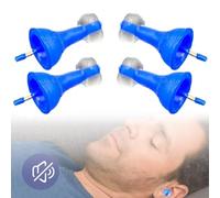 Innovative Inflatable Earplugs, Ultra-Comfy Reusable Noise-Reducing Liquid Ear Plugs, Waterproof Silicone Flexible Hearing Protection Earplug for Swimming, Travel, Study, Work Noisy Places(2PCS)