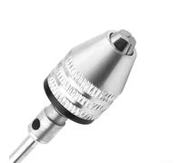 Innovative Keyless Chuck Adapter with a Standard 6 35mm Hex Shank Perfect for Diverse Uses (0.3-3.4mm)